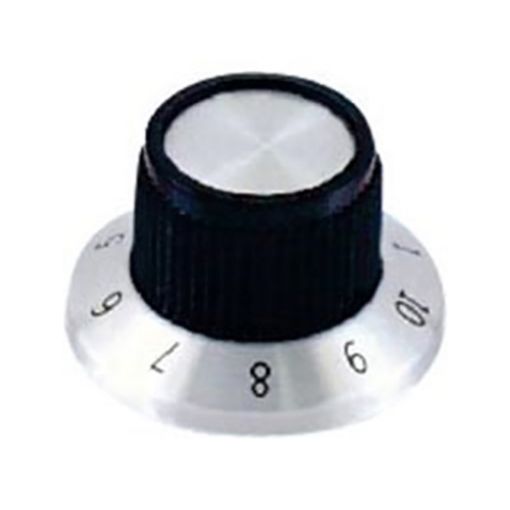 Picture of Plastic Potentiometer Knob 6.4mm/22.7mm with numbering RN-112A SCI