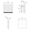 Picture of Panel Fan with Filter 116.5x116.5x43mm LK6621.230