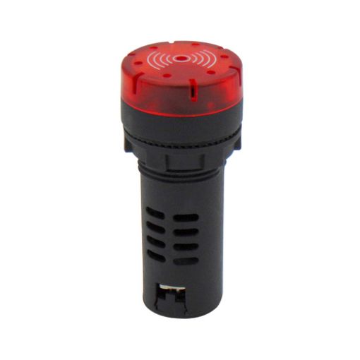 Picture of Buzzer with lamp Φ22 24VAC/DC 80dB LED Red Flash AD22-22MSD XND