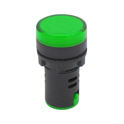 Picture of Indicator Light Φ22 Green 230VAC LED AD22-22DS KND
