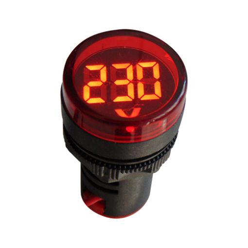 Picture of Indicator Light Φ22 Voltmeter 60-450VAC Red AD16-22DSV KZE