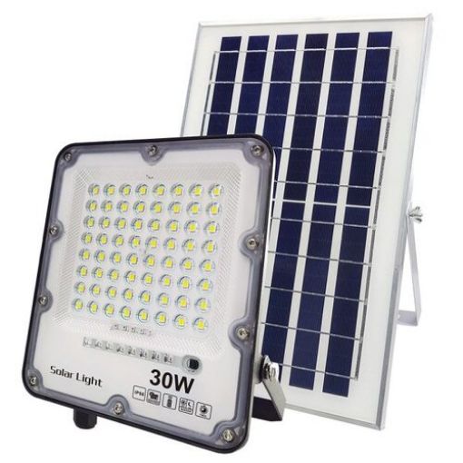 Picture of Προβολέας Ηλιακός LED SMD 30W 6500K 3000lm Λευκός