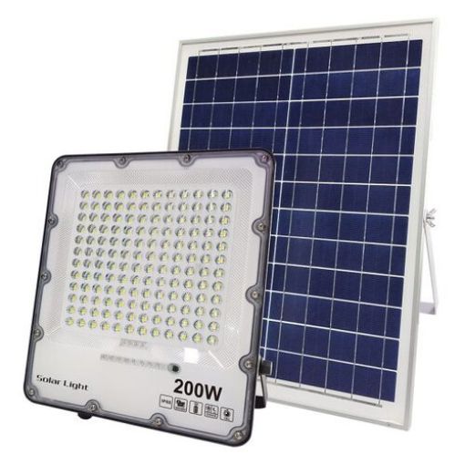 Picture of Προβολέας Ηλιακός LED SMD 200W 6500K 20000lm Λευκός