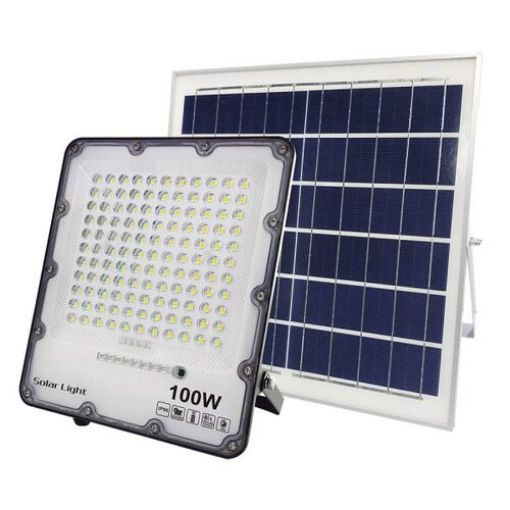 Picture of Προβολέας Ηλιακός LED SMD 100W 6500K 10000lm Λευκός