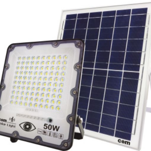 Picture of Προβολέας Ηλιακός LED SMD 50W 6500K Λευκός 08.6104.4