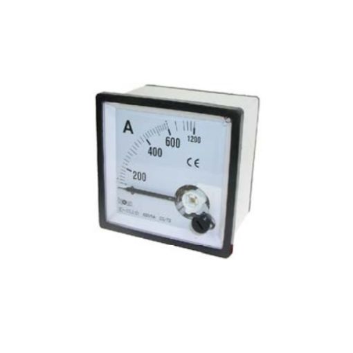 Picture of Αμπερόμετρο 80x80mm 600/5A