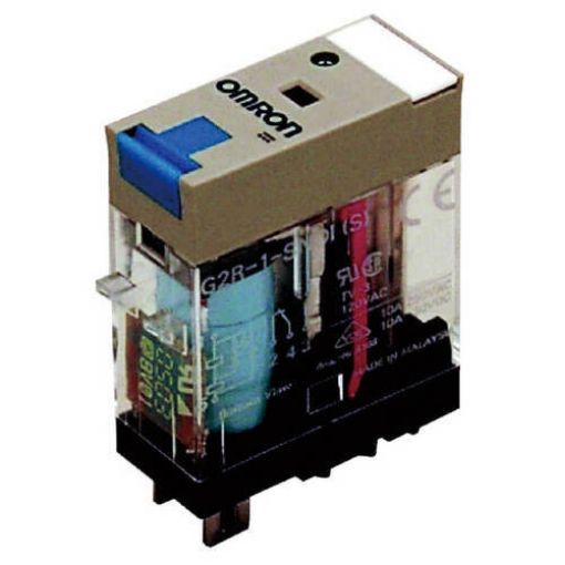 Picture of G2R-1-SNI 24VDC Microrelay 5 Pins 1C/O 10A with Led+Test Button