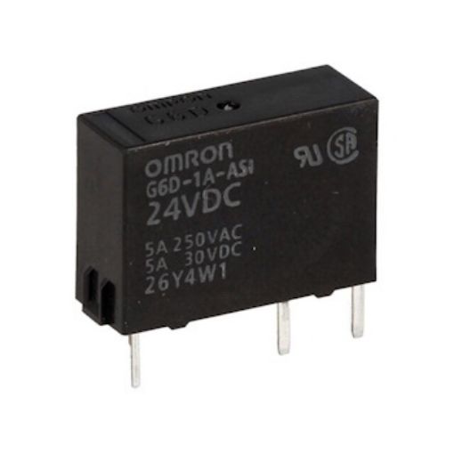 Picture of G6D-1A 24DC Miniature Micro Relay 1NO 5A 4 Pins PCB