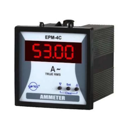 Εικόνα της EPM-4C-72 Αμπερόμετρο Ψηφιακό 72x72mm /5A AC Μέσω Μ/Σ Έντασης με Επαφή Εξόδου