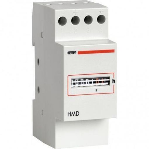 Picture of HMD-230 Rail Hourmeter 230VAC Analog 2Stage VEMER