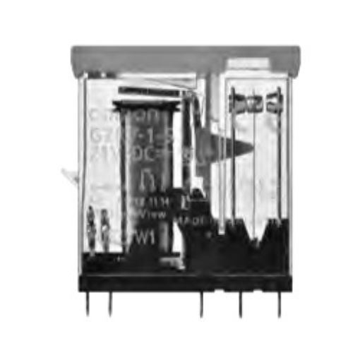 Picture of G2RV-1-SI-G DC21 Relay 1C/O 6A with switch for G2RV-SR base (width 6mm)