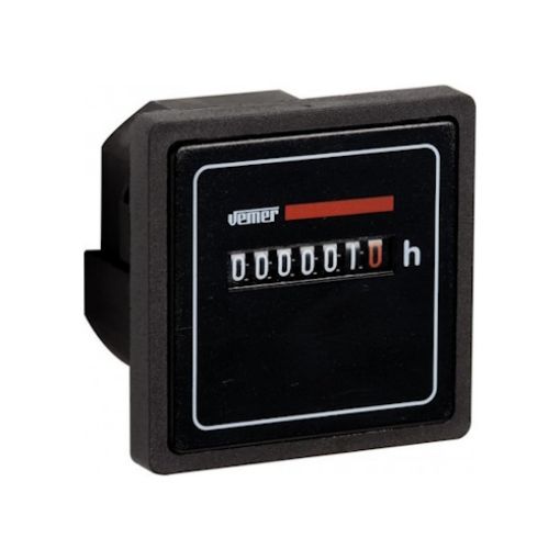 Picture of HMS-1080 Hourmeter 48x48mm 10-80VDC Analog VEMER