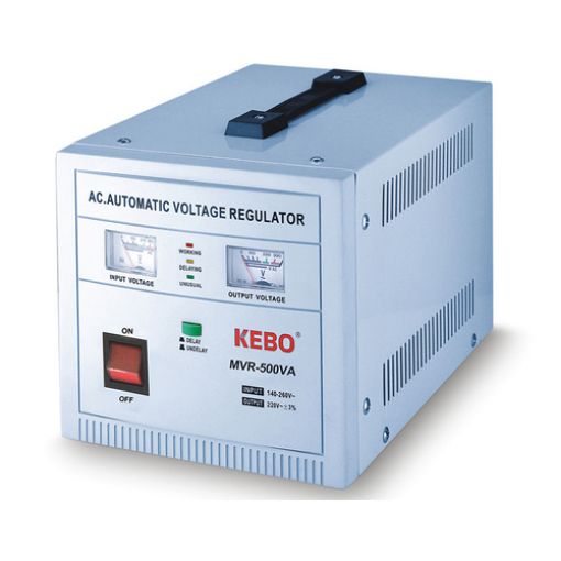 Picture of Voltage Stabilizer-Regulator 500VA Analog SERVO (MVR) KEBO