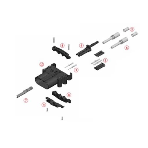 Picture of ESBC320-ST1 Clark Male Plug 320A 2P