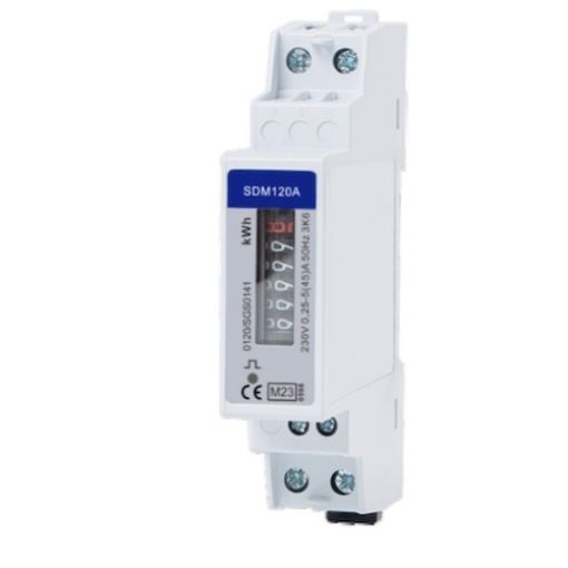 Picture of SDM-120A Kilowatt-hour meter KWh Analog Rail 1Φ 32A EASTRON