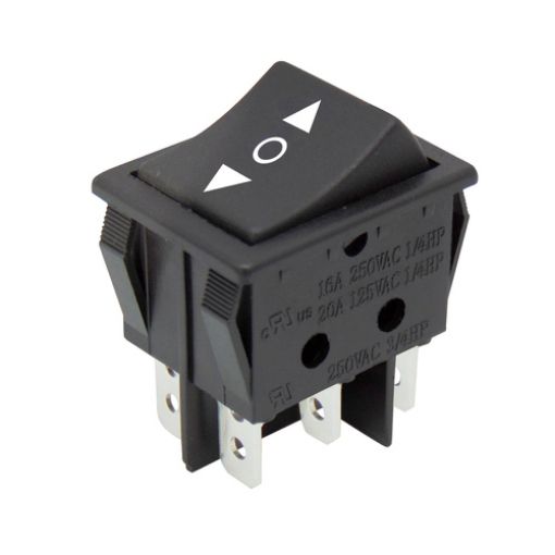 Εικόνα της Διακόπτης Rocker Μεγάλος 6P (ON)-OFF-(ON) 16A/250V PS8C-5