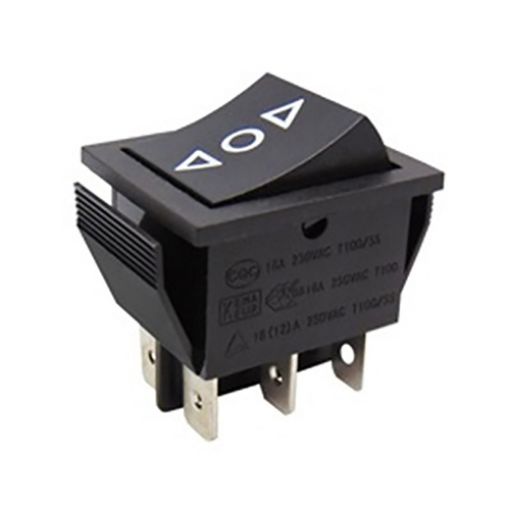 Εικόνα της Διακόπτης Rocker Μεγάλος 6P ON-OFF-ON 16A/250V RK1-01