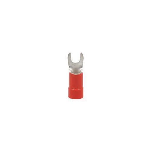 Picture of Terminals Fork 10mm² Φ6mm with insulation Red KWI 10/6