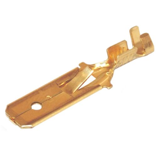 Picture of Bare Male Slide Terminal 6.3-2.5 Copper With Safety (1301660)