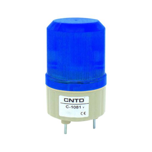 Εικόνα της Φάρος LED Μπλε 230VAC 160x85mm Περιστροφικός C-1101 CNTD