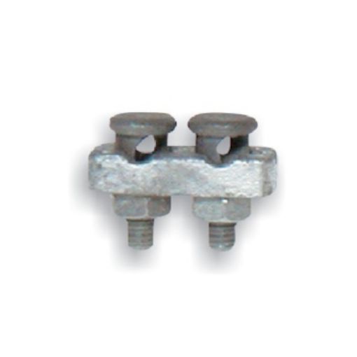 Picture of Double Conductor Clamp Φ10 FRG Galvanized 6205201-71