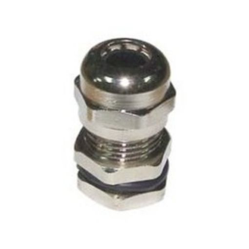 Εικόνα της Στυπιοθλίπτης Μεταλλικός PG7 (3-6.5mm) με Φλάντζα και Παξιμάδι CHS
