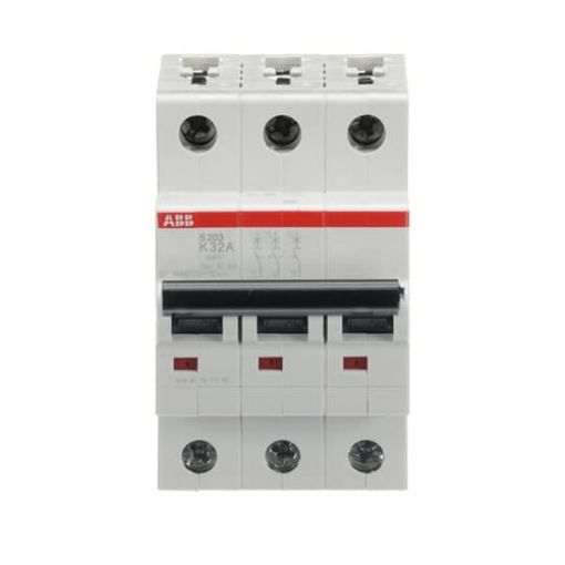 Εικόνα της S203-K32 Μικροαυτόματος Διακόπτης 3P 32A K 6kA