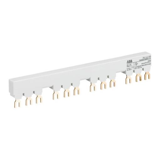 Εικόνα της PS1-4-1-65 Μπάρα Γεφύρωσης για 4 MS116/132 με Βοηθητική Επαφή