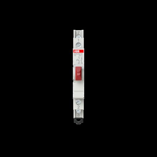 Εικόνα της E215-16-11C Μπουτόν Ράγας Κόκκινο 1NO+1NC