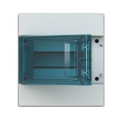 Εικόνα της CU1201 Πίνακας Επίτοιχος Στεγανός 1x8 IP65 232x250x155mm Διάφανη Πόρτα