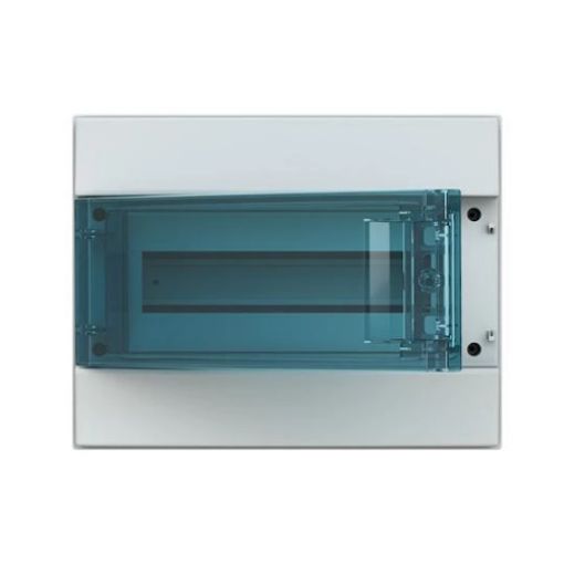 Εικόνα της CU1202 Πίνακας Επίτοιχος Στεγανός 1x12 IP65 320x250x155mm Διάφανη Πόρτα
