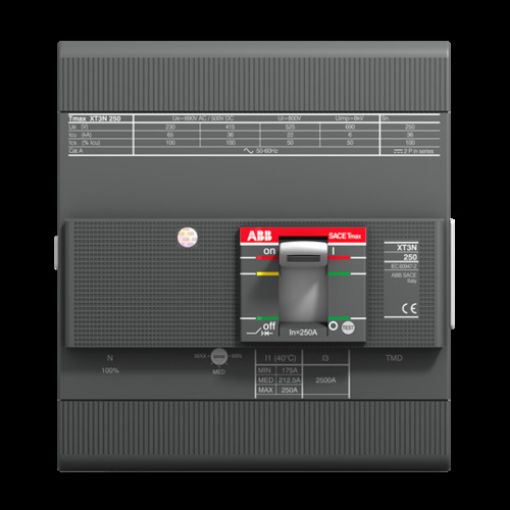 Picture of XT3S250R250 Circuit Breaker 4P175-250A 50kA