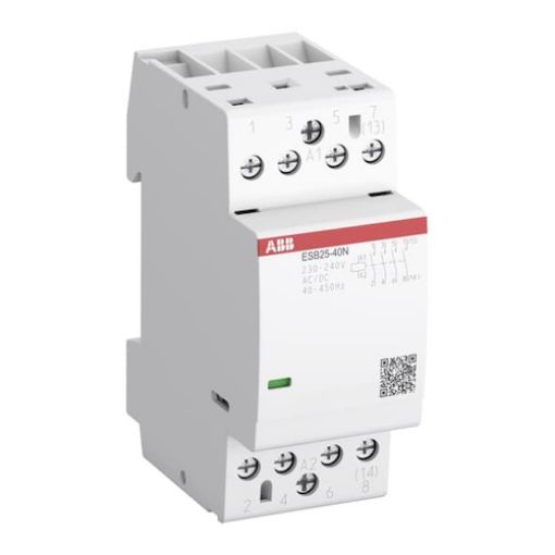 Εικόνα της ESB25-40N 24VAC/DC Ρελέ Ισχύος Ράγας 4NO 25A