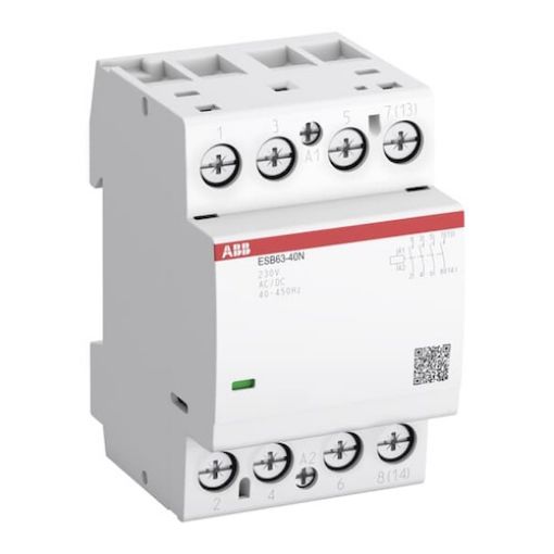 Εικόνα της ESB63-40N 230VAC/DC Ρελέ Ισχύος Ράγας 4NO 63A