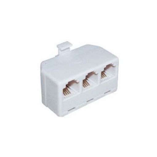 Εικόνα της Adaptor 6P4C 1 Αρσενικό / 3 Θηλυκά Blister