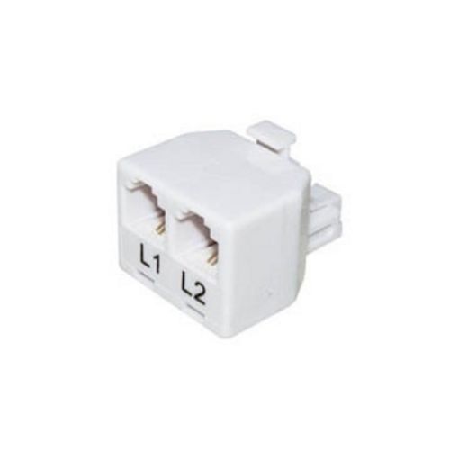 Εικόνα της Adaptor Διαχωριστής 6P4C L1-L2 1 Αρσενικό / 2 Θηλυκά Blister