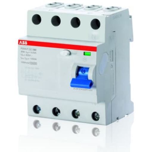 Εικόνα της F204 F-63/0.03 Ρελέ Διαρροής 4P 63A 30mA Τύπου F