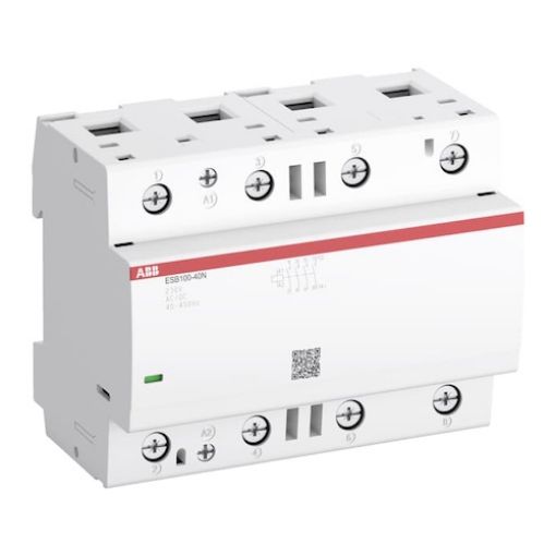 Picture of ESB100-40N 230VAC/DC Rail Mount Power Relay 4NO 100A