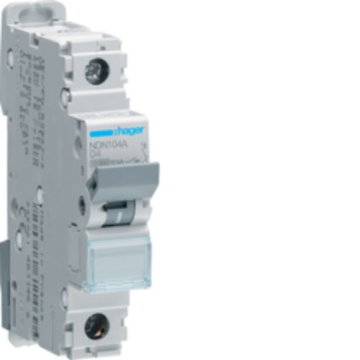 Picture of NDN104A Miniature Circuit Breaker 1P 4A D 10kA