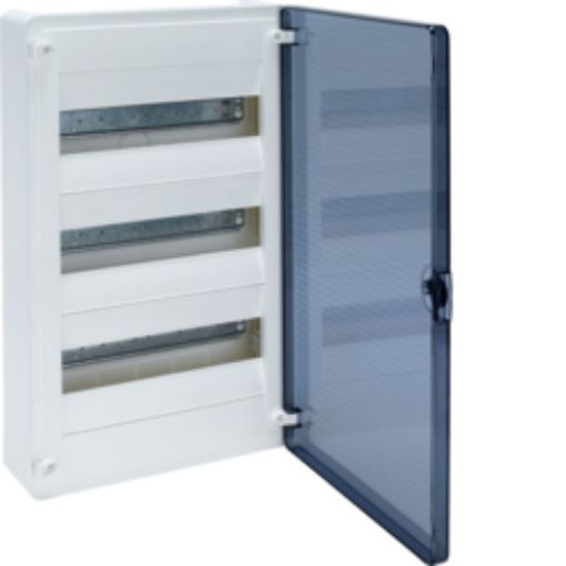 Εικόνα της VS312TA GOLF Πίνακας Επίτοιχος 3x12 IP40 282x500x99mm Διάφανη Πόρτα
