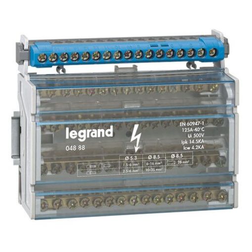 Εικόνα της Μπάρα Ουδετέρου 1x25+16x16mm² 141mm 004845