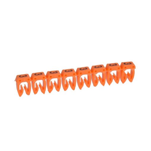 Picture of Cable Marking 1.5-2.5mm² "3" Orange CAB3 038223