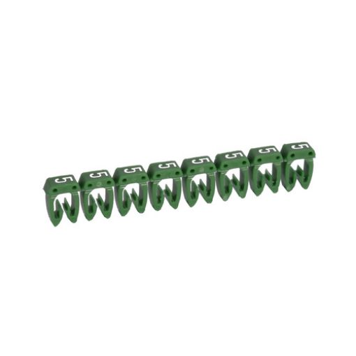 Picture of Cable Marking 1.5-2.5mm² "5" Green CAB3 038225
