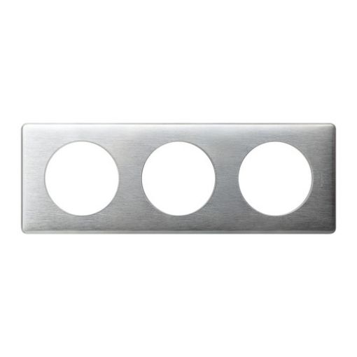 Εικόνα της Πλαίσιο 3 Θέσεων ANODIZED ALUMINIUM Celiane 068923