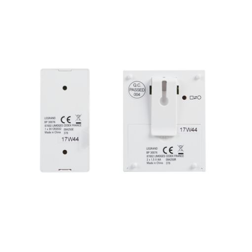 Picture of Essential Wireless Doorbell Kit, 50m Range, White, 32 Melodies 094250