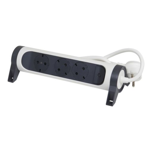 Εικόνα της Πολύπριζο 3 Σούκο 3m 3G1.5mm² Λευκό/Μαύρο 694535