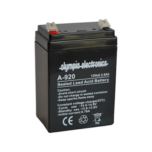 Picture of A-920 Battery 12V 2.6Ah