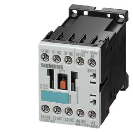 Picture of 3RH1122-1AB00 Auxiliary Relay 2NO+2NC 24V AC 50/60Hz S00