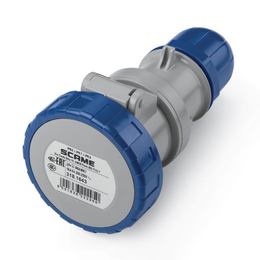 Εικόνα της 318.1643 Φις Θηλυκό 3P 16A 230V 6h IP67