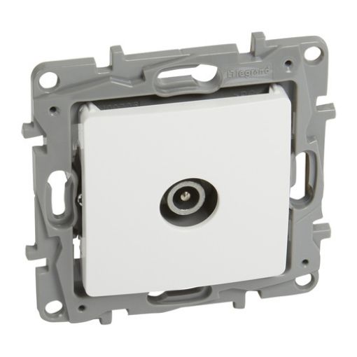 Picture of TV Socket Terminal White Niloe 764555